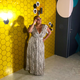 Felicia Leatherwood poses at the Golden Milk launch
